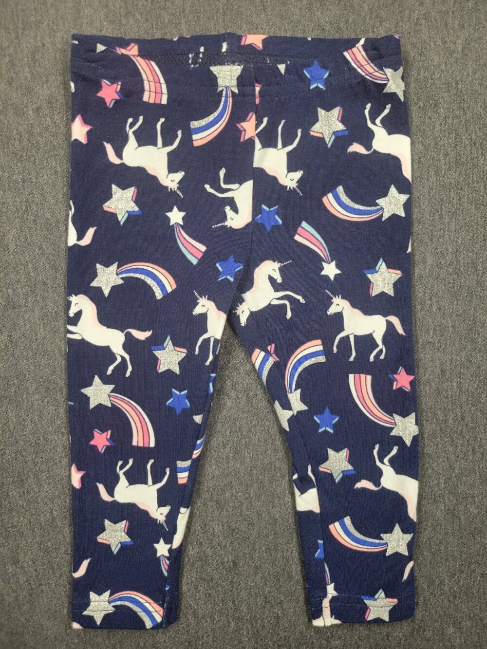 Infant girls leggings, Carters, size 12 months, multicolored,